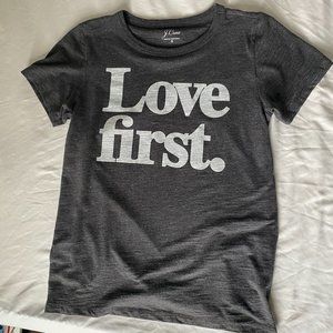 J.Crew x Human Rights Campaign LOVE FIRST T-SHIRT
